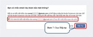 Xác minh lại địa chỉ email của bạn