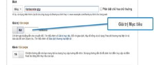 Giá trị của mục tiêu