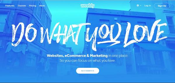 Weebly.com – website tạo landing page tuyệt vời