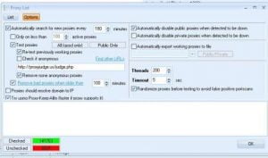 Bảng Proxy List