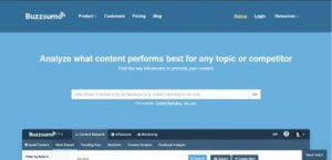 Sử dụng Buzzsumo lọc bài viết