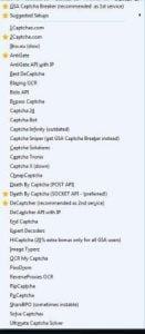 Image Captchas