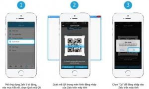 Quét mã QR Zalo