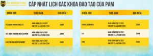 lich dao tao thang 6 PA Marketing