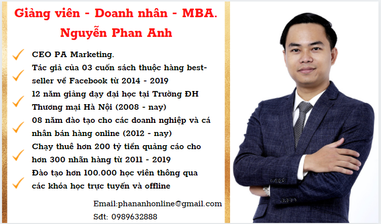 Giảng viên-Doanh nhân - MBA Nguyễn Phan Anh