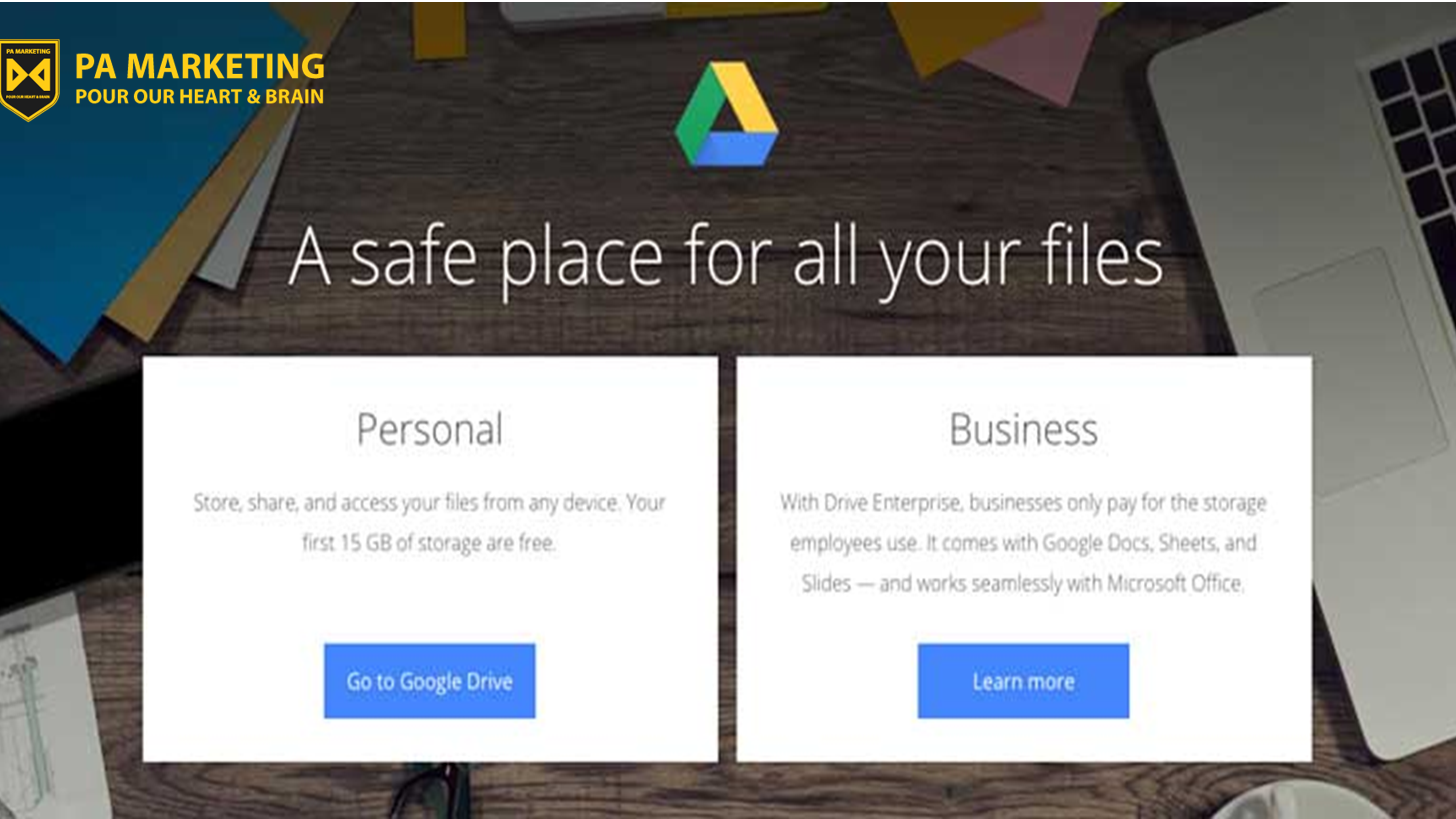 Mô hình kinh doanh miễn phí Google Drive
