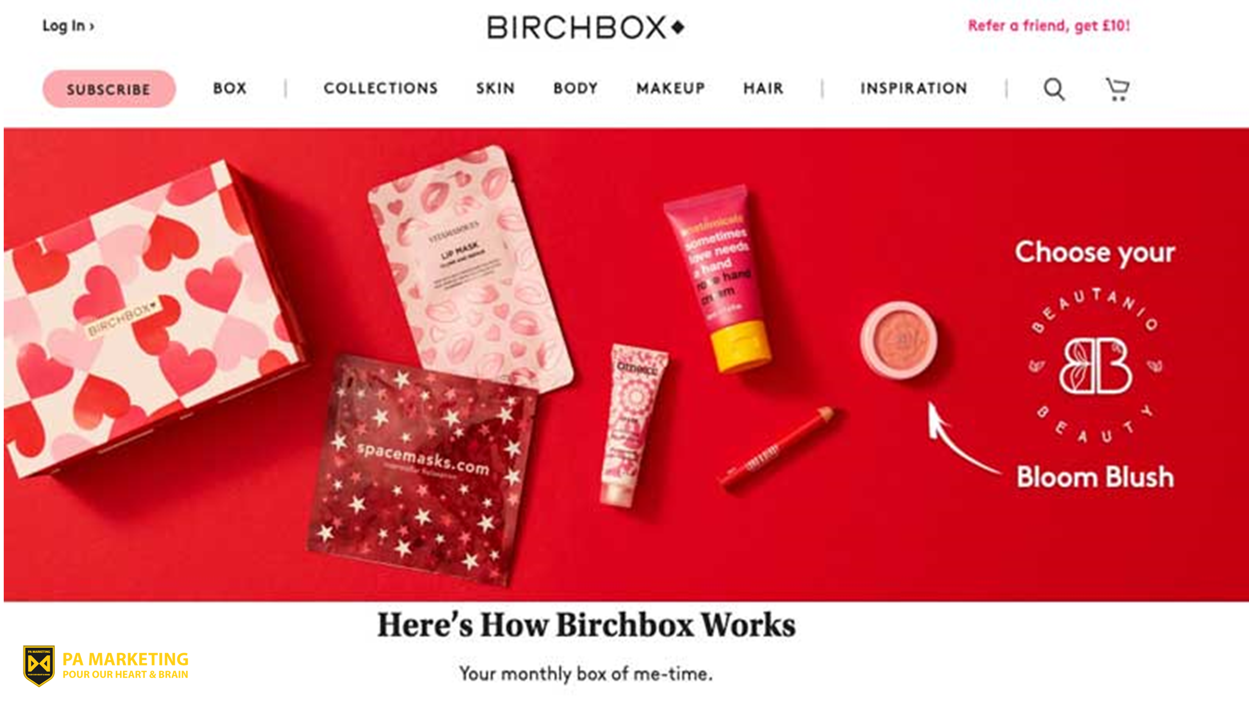 mô hình kinh doanh đăng ký birchbox
